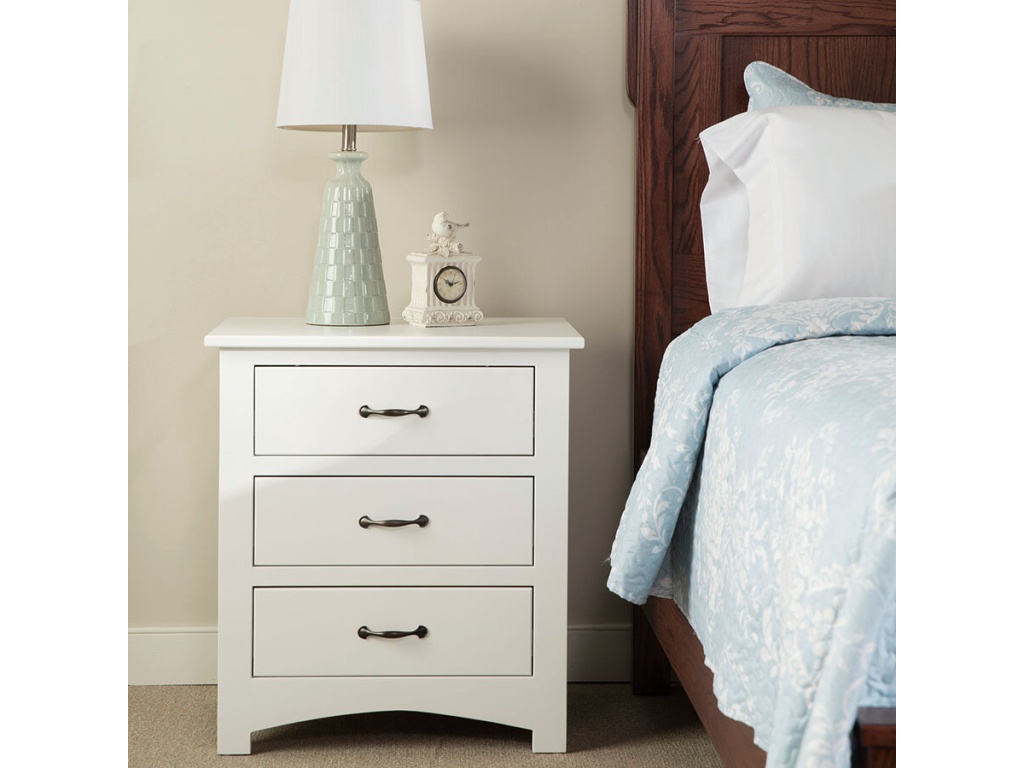 Mission 3-Drawer Nightstand - image 2