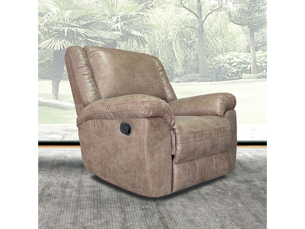 Rocker Recliner, Brown - main image