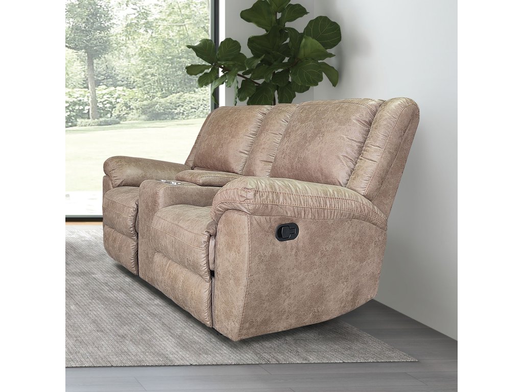 Loveseat, Brown - main image