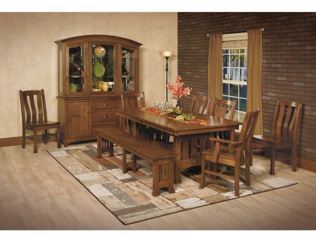 Townline Old Century Mission Hutch Hutch Cabinet, alternate view 1