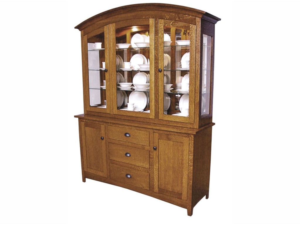Townline Old Century Mission Hutch Hutch Cabinet, primary thumbnail