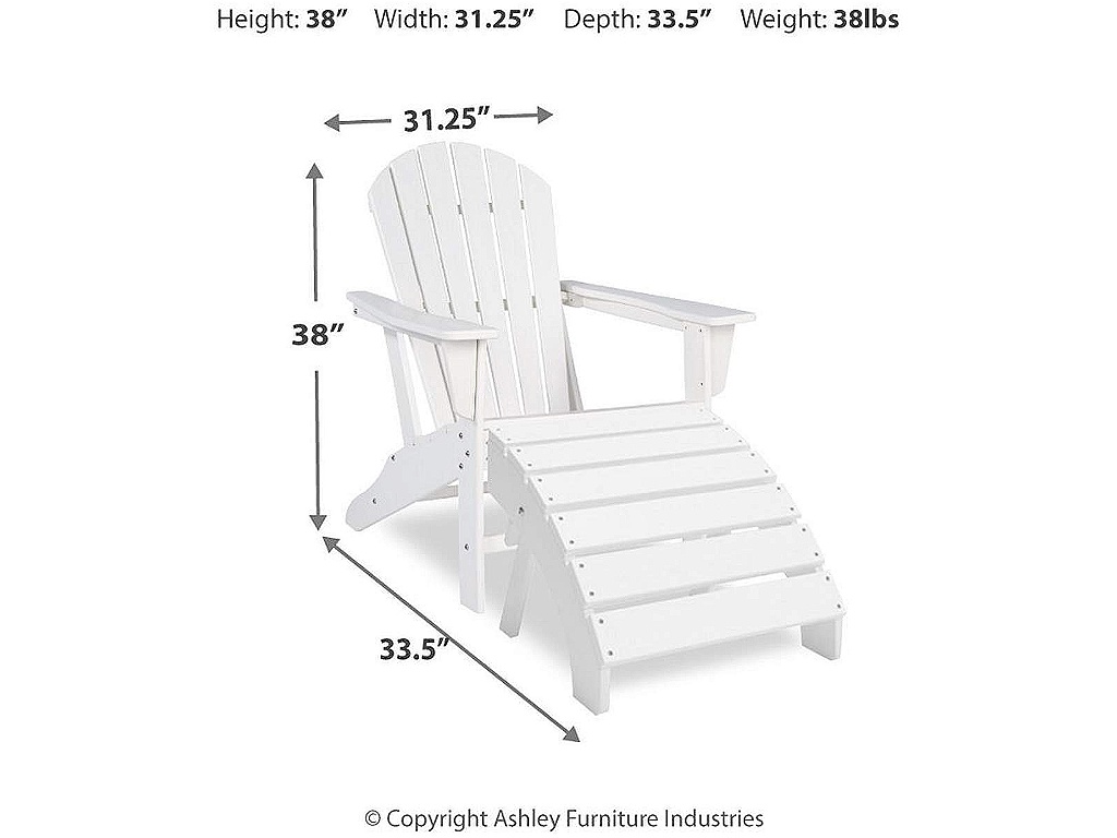 Sundown Treasure Adirondack Chair with End Table - image 6