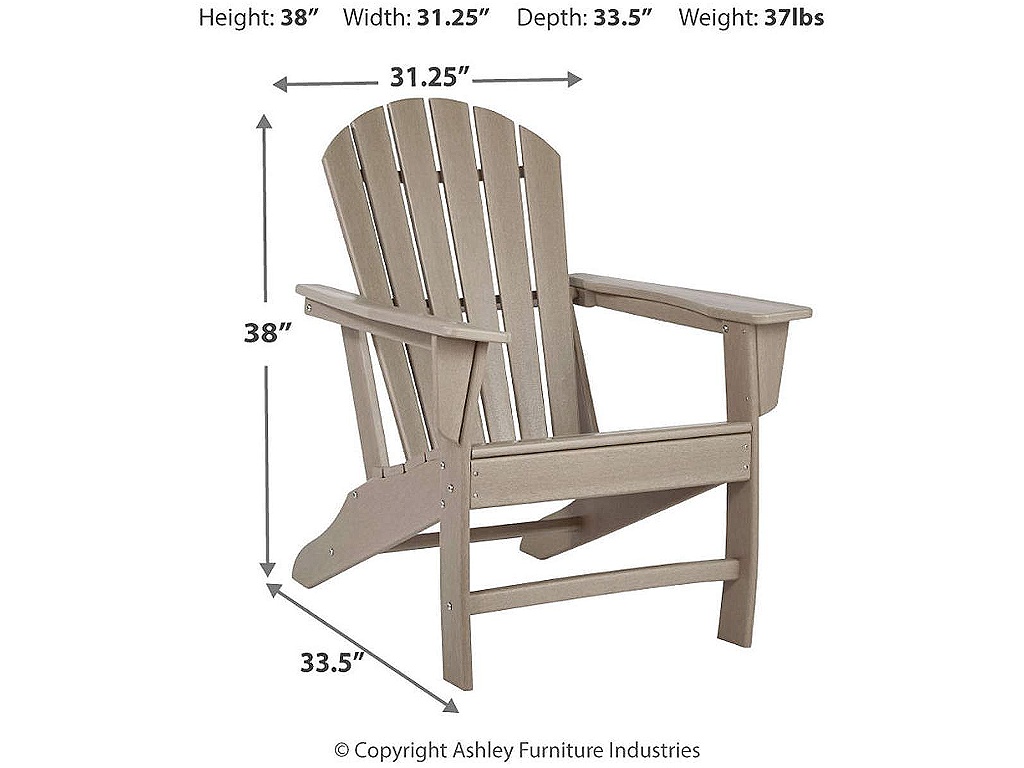Sundown Treasure 4 Adirondack Chairs and Outdoor End Table - image 8
