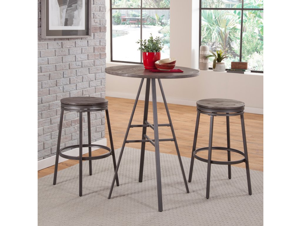 P1-121 Filmore Pub Filmore 42″ High Pub Table / (2) Stockton Backless Bar Stool - main image