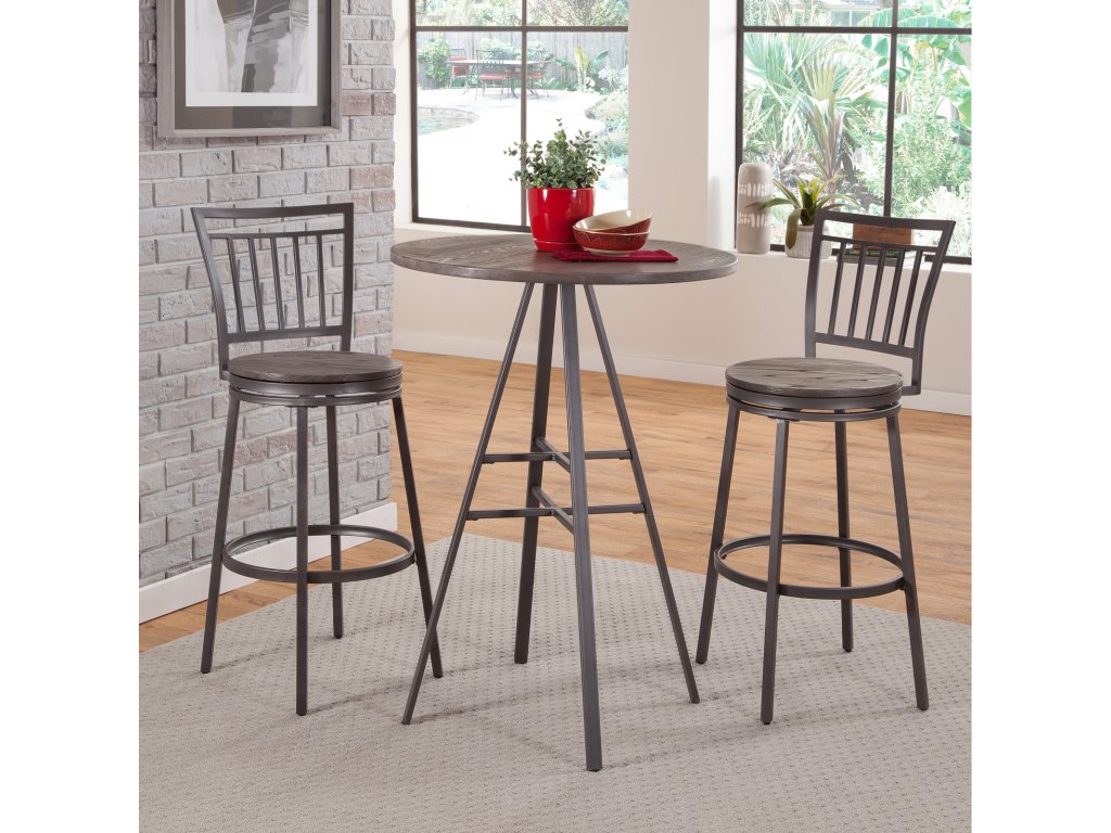 B1-121 Filmore Barstool Stool W/ Back-Metal Frame - image 2