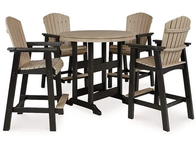 Fairen Trail Outdoor Counter Height Dining Table with 2 Barstools