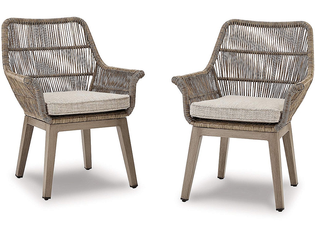 Beach Front Arm Chair with Cushion (Set of 2) - main image