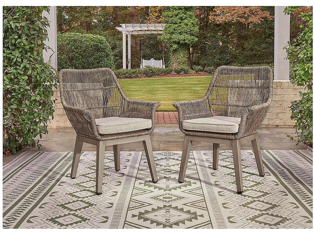 Beach Front Arm Chair with Cushion (Set of 2) - image 1