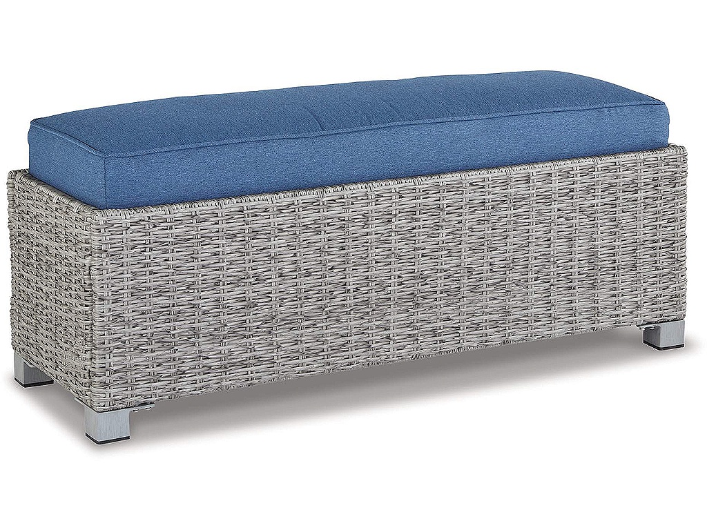 Naples Beach Outdoor Bench with Cushion - main image