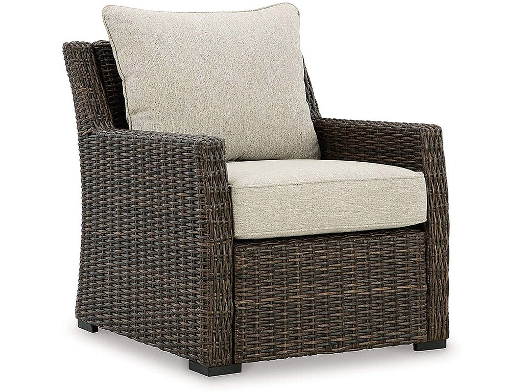 Brook Ranch Outdoor Lounge Chair with Cushion - main image