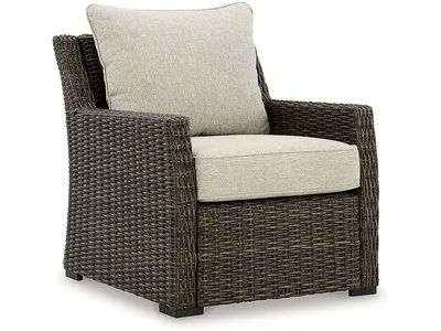 Brook Ranch Outdoor Lounge Chair with Cushion