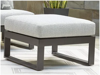 Beachloft Outdoor Ottoman with Cushion