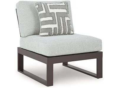 Beachloft Outdoor Armless Chair with Cushion