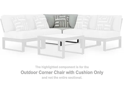 Beachloft Outdoor Corner Chair with Cushion