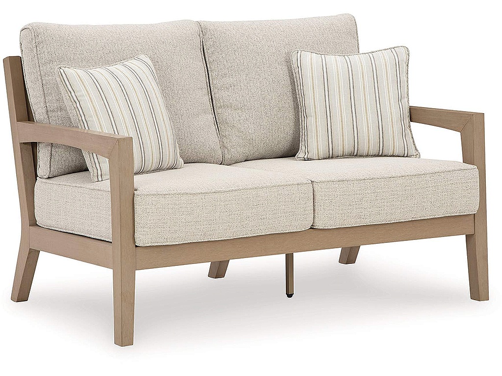 Hallow Creek Outdoor Loveseat with Cushion - main image