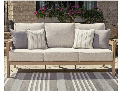 Hallow Creek Outdoor Sofa with Cushion