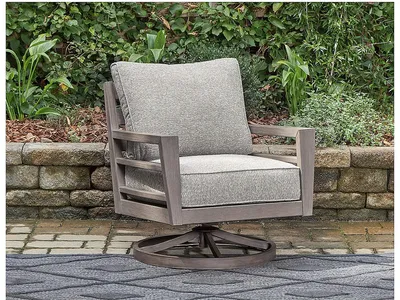 Hillside Barn Outdoor Swivel Lounge with Cushion