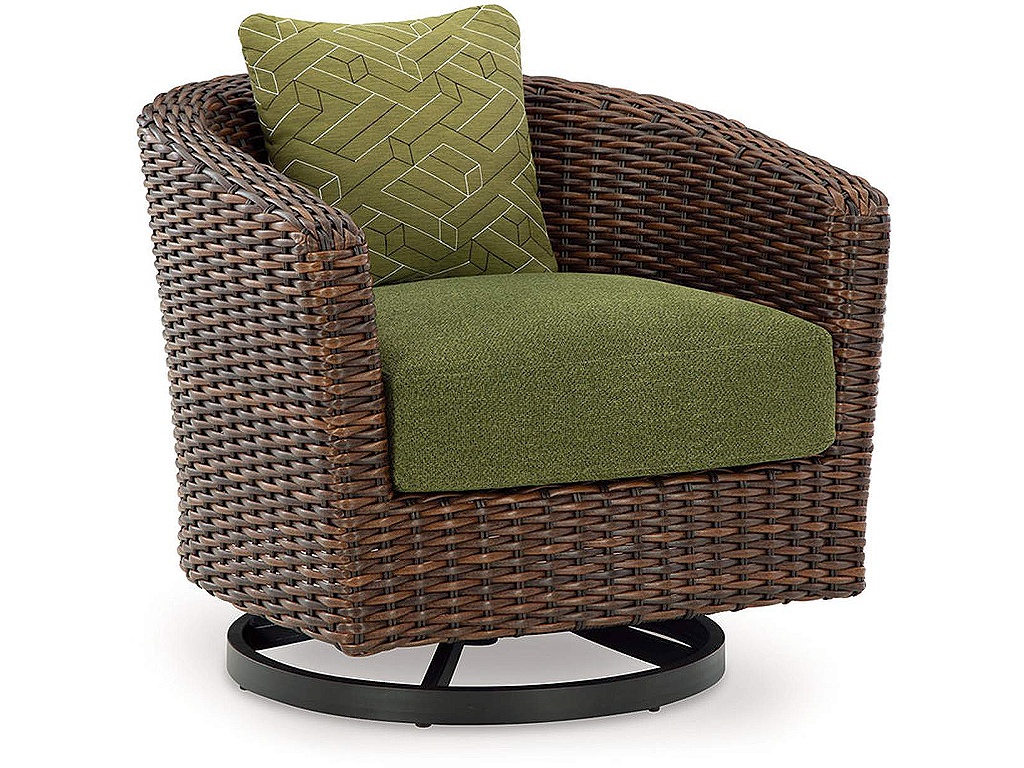 Horizon Hall Outdoor Swivel Lounge Chair with Cushion - image 2