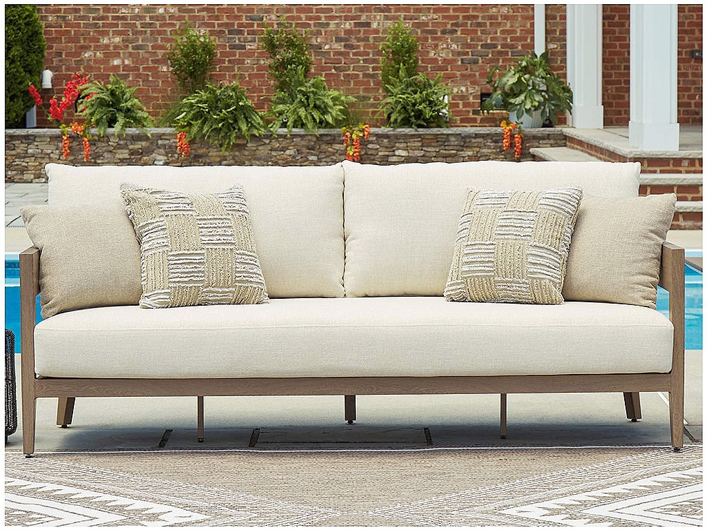 Serene Bay Outdoor Sofa with Cushion - image 1