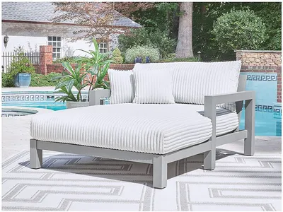 Hurley Park Outdoor Chaise Lounge with Cushion