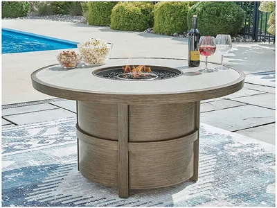 Rainier Ranch Fire Pit Table