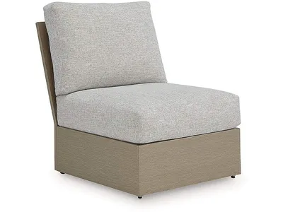 Kimpton Isle Outdoor Armless Chair with Cushion