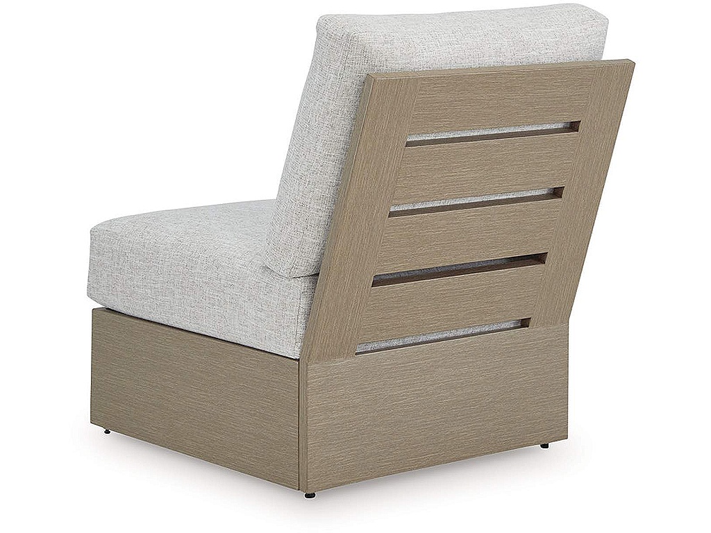 Kimpton Isle Outdoor Armless Chair with Cushion - image 4