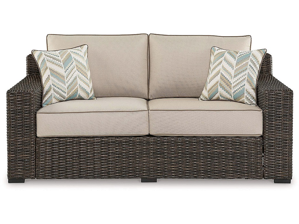 Coastline Bay Outdoor Loveseat with Cushion - image 2