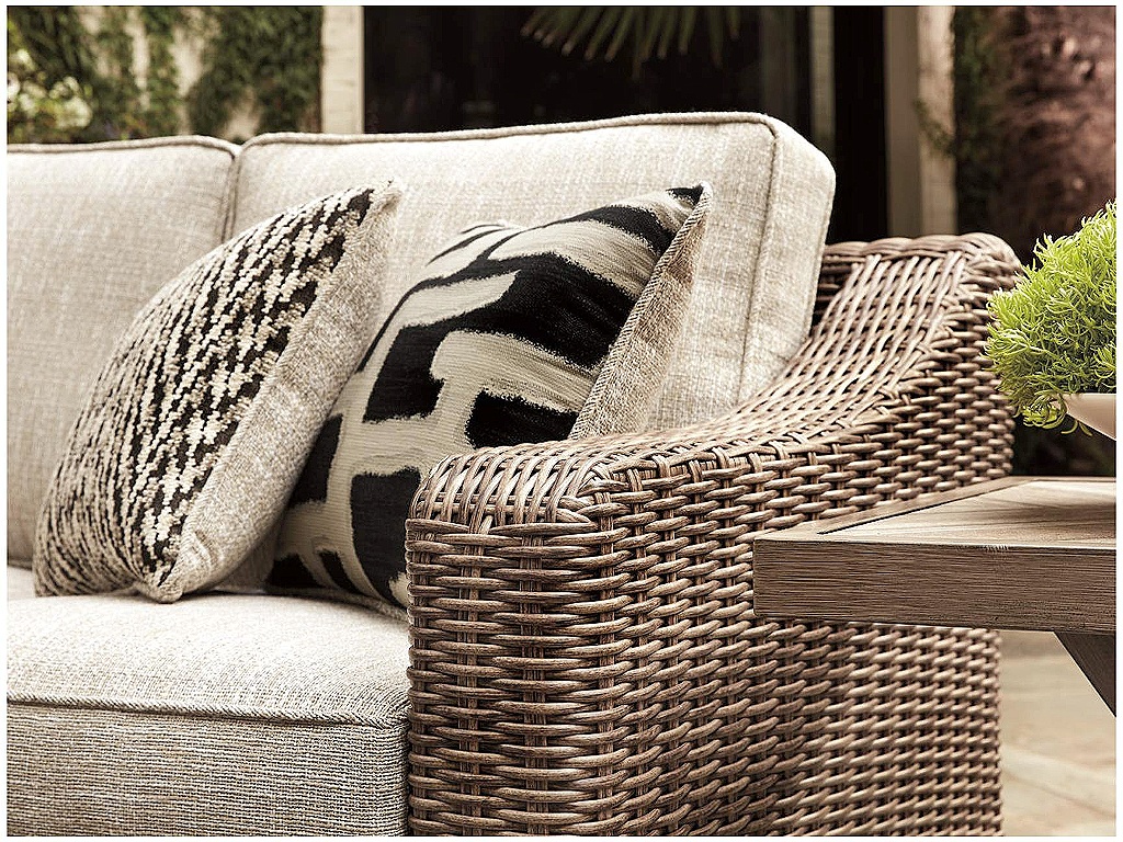 Beachcroft 2-Piece Outdoor Loveseat with Cushion - image 2