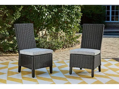 Beachcroft Outdoor Side Chair with Cushion (Set of 2)