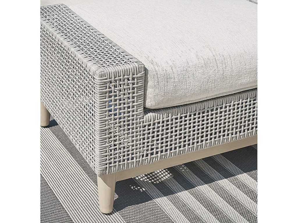 Seton Creek Outdoor Ottoman with Cushion - image 5