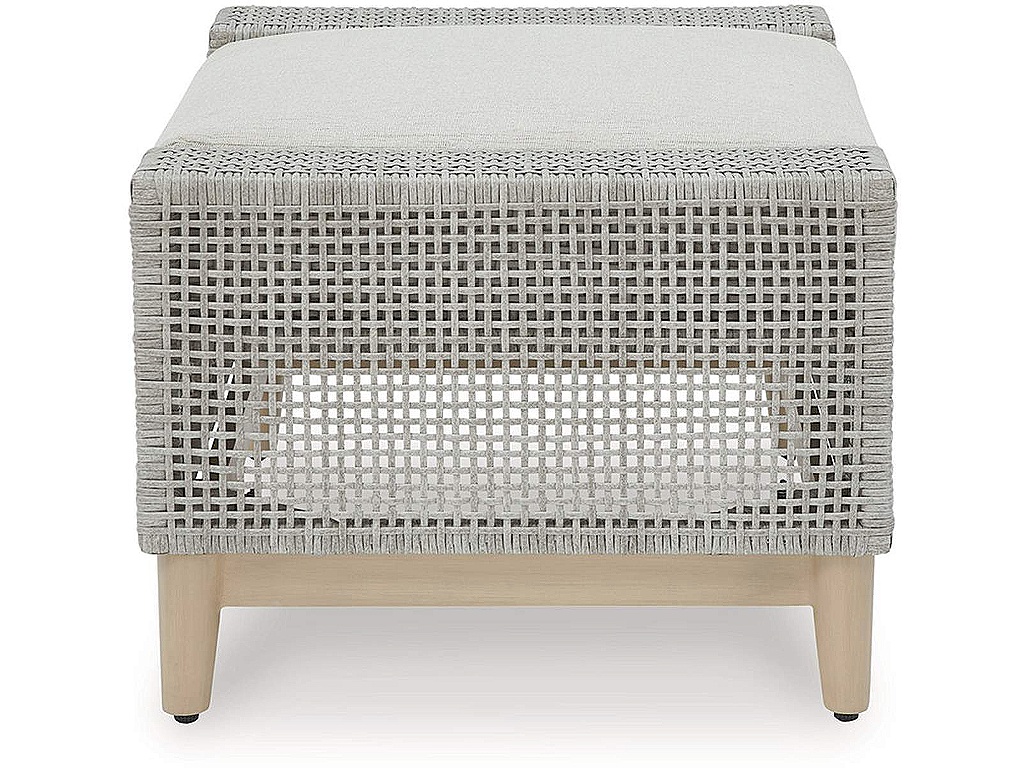 Seton Creek Outdoor Ottoman with Cushion - image 3