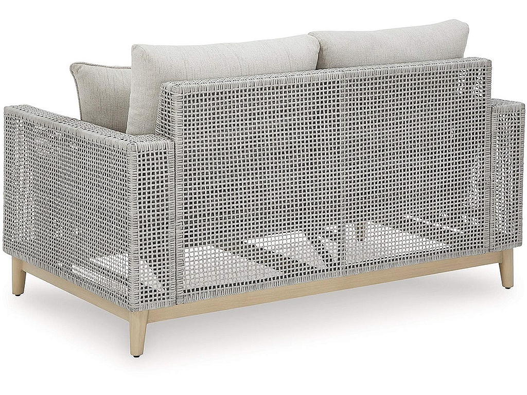 Seton Creek Outdoor Loveseat with Cushion - image 4