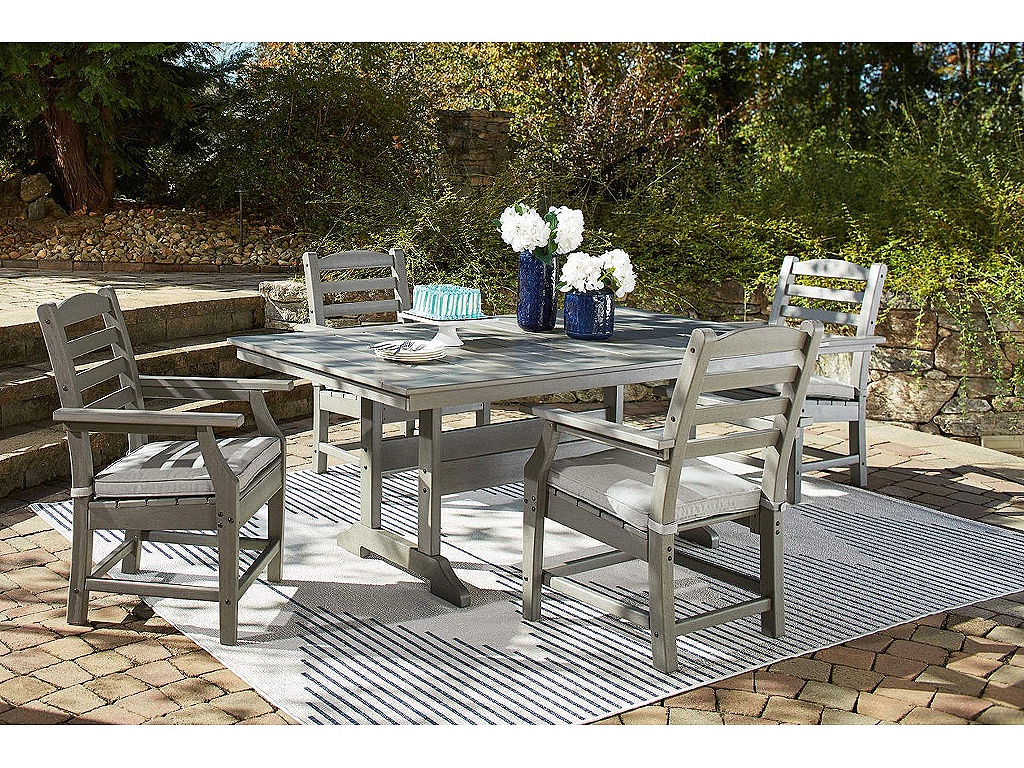 Visola Outdoor Dining Table with 4 Chairs - main image
