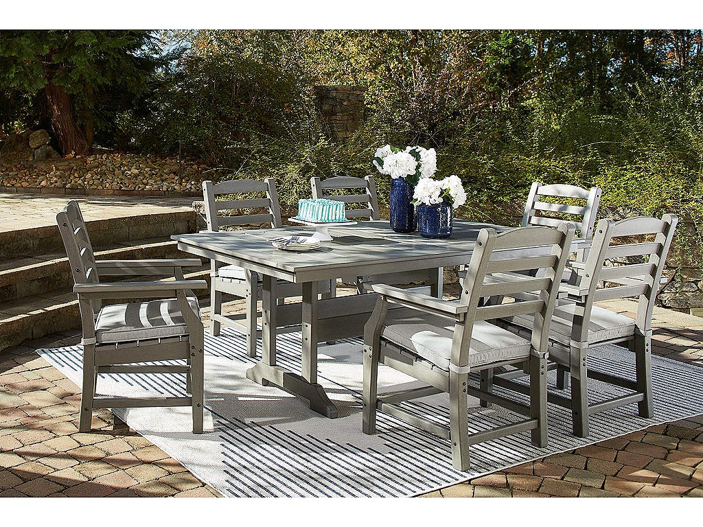 Visola Outdoor Dining Table with 6 Chairs - main image