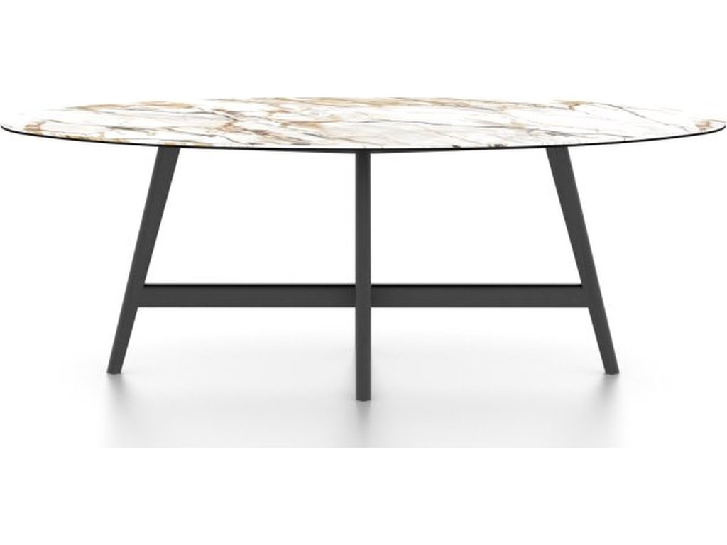 Oval Porcelain Table – Base DV - image 1