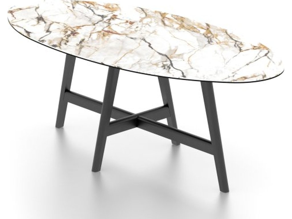 Oval Porcelain Table – Base DV - image 2