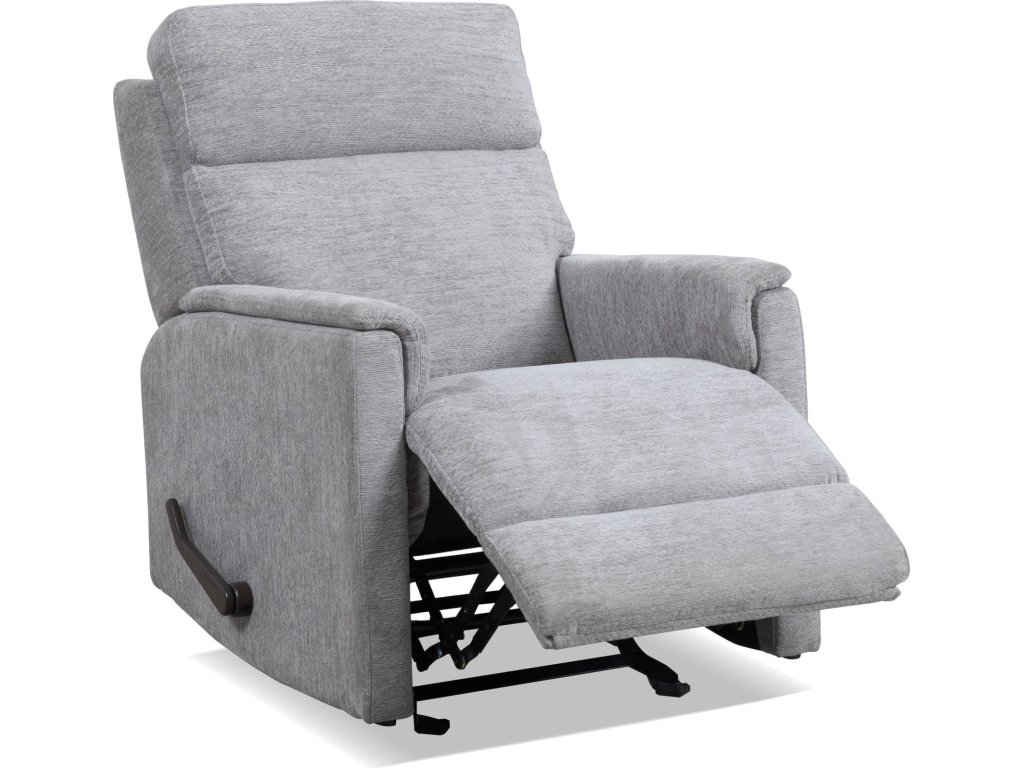 Compact Moon Gray Perfect Match Gliding Recliner - image 3
