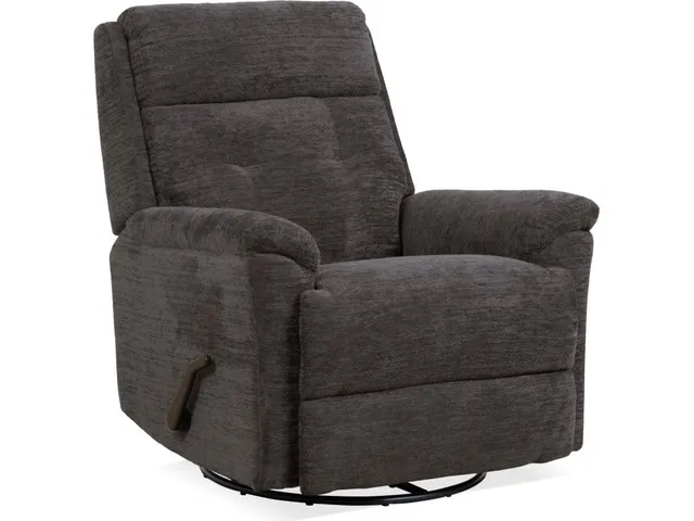 Sophisticated Steel Perfect Match Swivel Gliding Recliner
