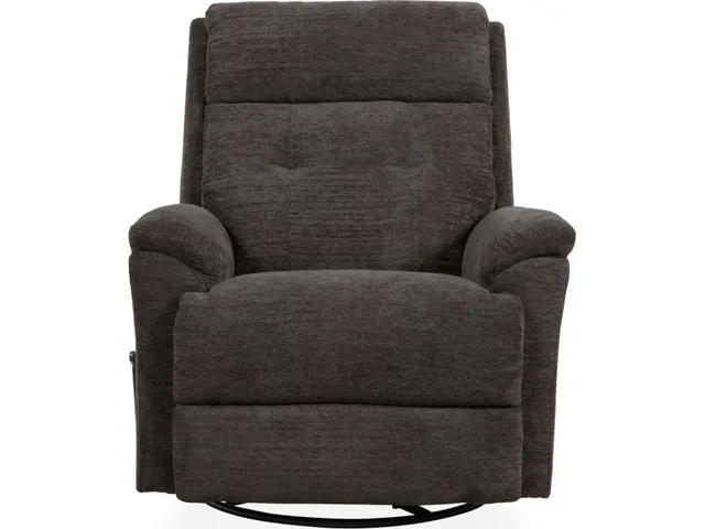 Sophisticated Steel Perfect Match Swivel Gliding Recliner