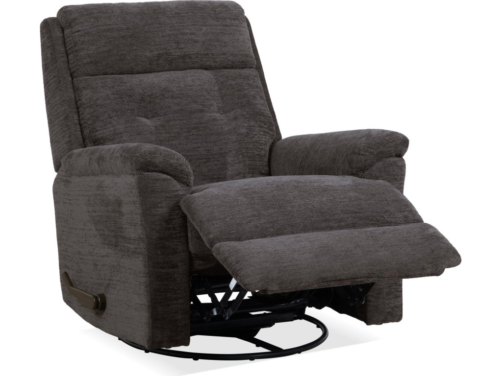 Sophisticated Steel Perfect Match Swivel Gliding Recliner - image 3