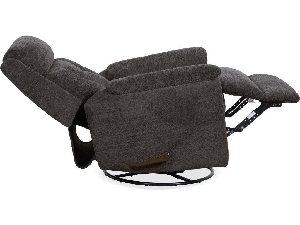 Sophisticated Steel Perfect Match Swivel Gliding Recliner - image 4