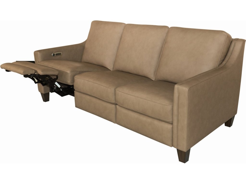 Finley Leather Power Inclining Sofa - image 6
