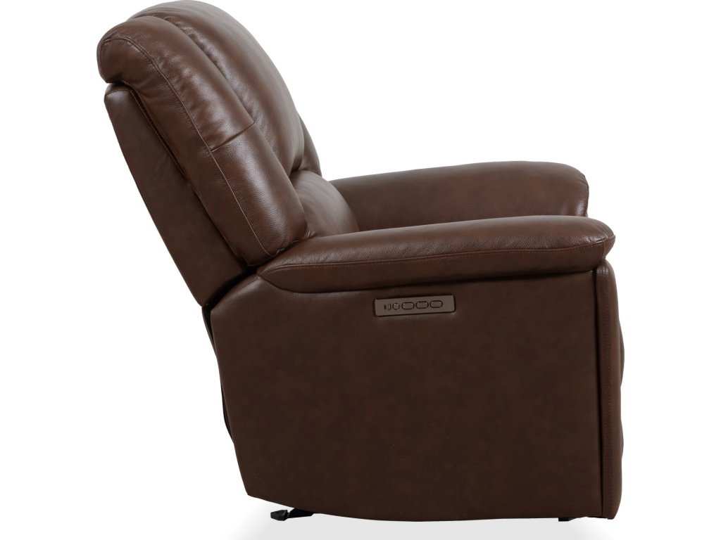 Plush Tavern Brown Perfect Match Power Gliding Recliner with Power Headrest & Lumbar - image 2