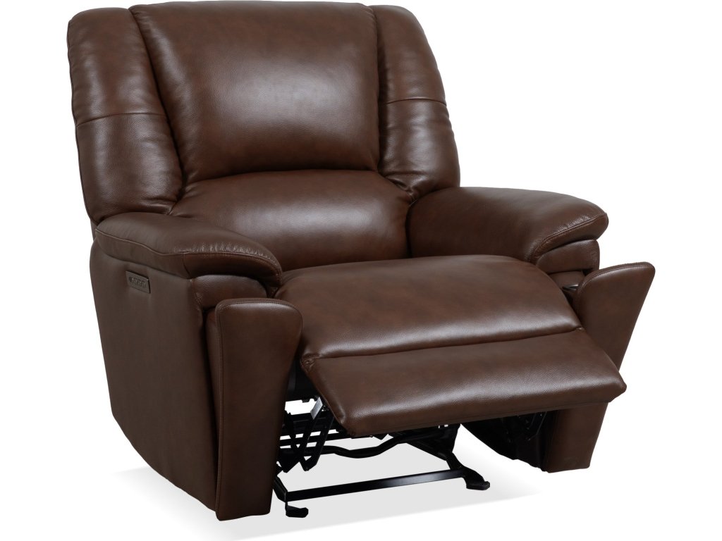 Plush Tavern Brown Perfect Match Power Gliding Recliner with Power Headrest & Lumbar - image 3