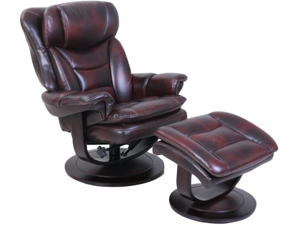 Roscoe Pedestal Reclining Chair & Ottoman - main image
