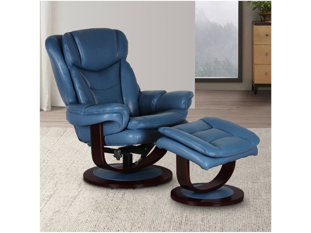 Roscoe Pedestal Reclining Chair & Ottoman - image 5