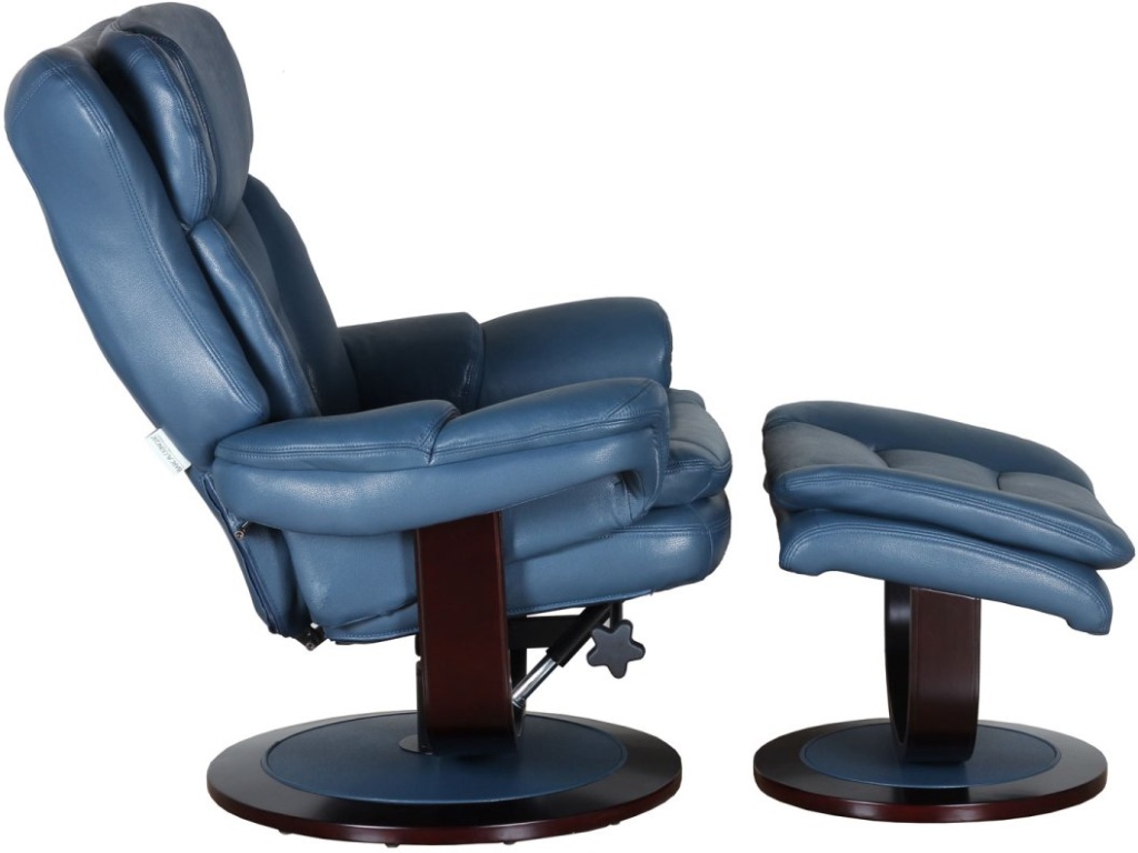 Roscoe Pedestal Reclining Chair & Ottoman - image 1
