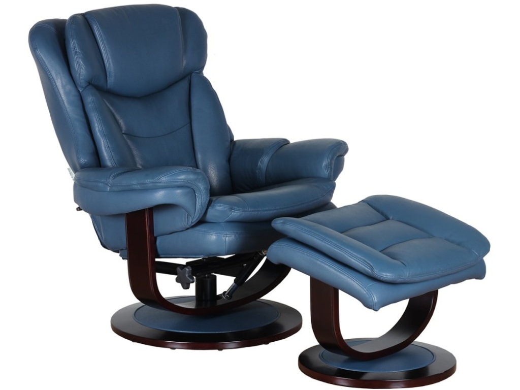 Roscoe Pedestal Reclining Chair & Ottoman - main image