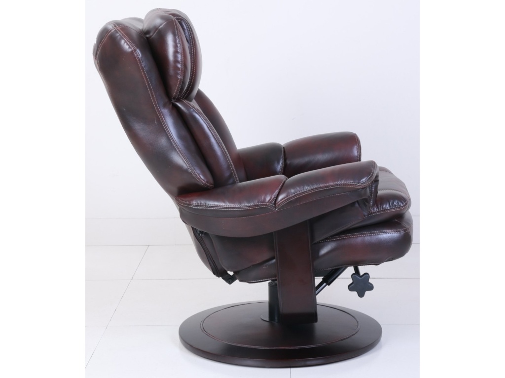 Roscoe Pedestal Reclining Chair & Ottoman - image 1